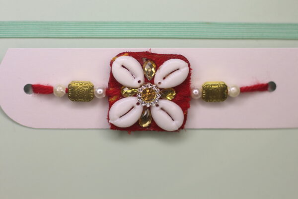 White Kaudi Rakhi