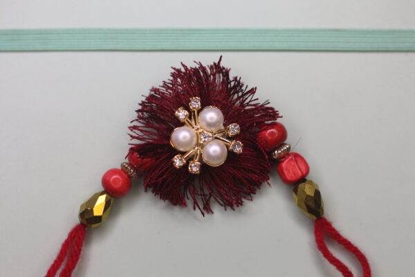 Maroon Silk Thread Rakhi